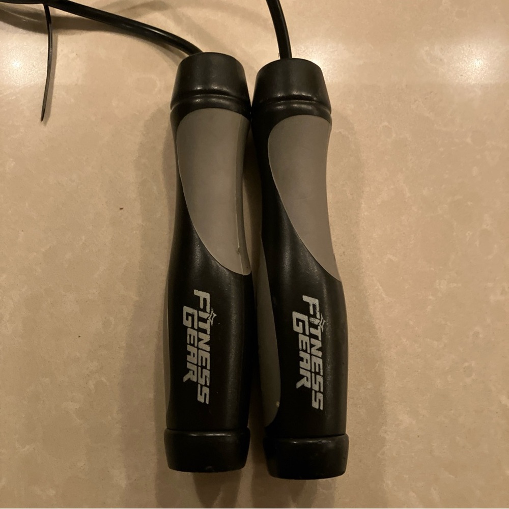 2 Jump Ropes Fitness Gear Weighted 9.5ft & 1 Speed 8.5ft Boxing/Cardio/cond